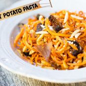 Sweet Potato Pasta - Figs, Prosciutto and Goat cheese