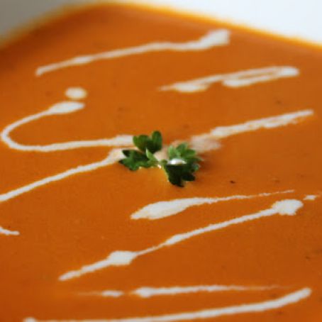 Roasted Tomato Soup (Adapted from a recipe by Tyler Florence)