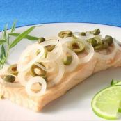 Champagne-Poached Salmon with Capers & Tarragon