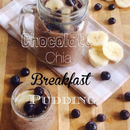 Chocolate Chira Breakfast Pudding