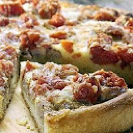 Chicago-Style Deep-Dish Pizza