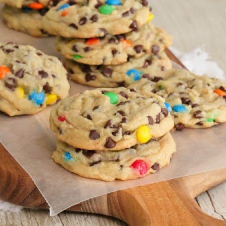 Perfect M and M Cookies from Picky-Palate