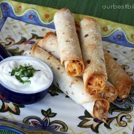 Baked Creamy Taquitos