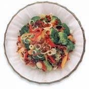 Broccoli Salad with Basil Vinaigrette