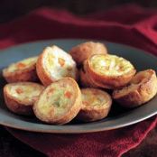 Leek and Red Pepper Mini-Quiches