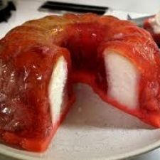 Strawberry Jello Angel Food Cake