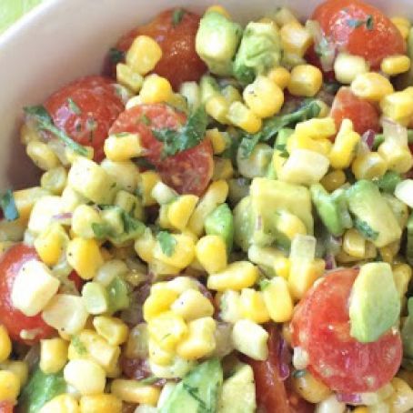 Avocado, Corn & Tomato Salad