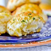 Garlic Cheese Biscuits | Full Fork Ahead