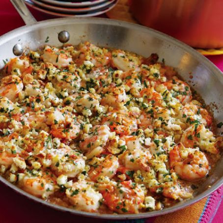 Baked Shrimp with Fennel & Feta