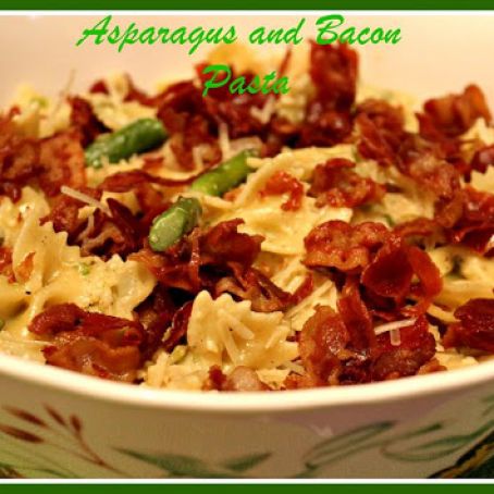 Fresh Asparagus and Bacon Pasta