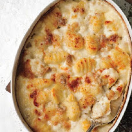 GNOCCHI GRATIN WITH GORGONZOLA