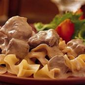 Super Duper Slow Cooker Beef Stroganoff