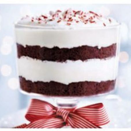 CANDY CANE RED VELVET TRIFLE