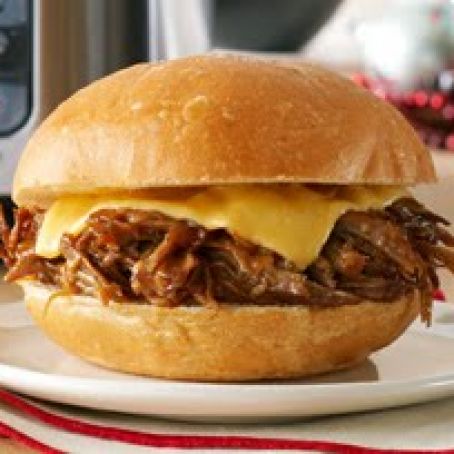 Slow Cooker BBQ Pork Sandwiches