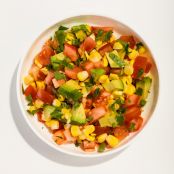 Tomato, Corn, and Avocado Salsa