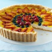 Triple-Berry Cheesecake Tart