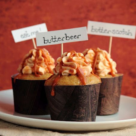Butterbeer Cupcakes
