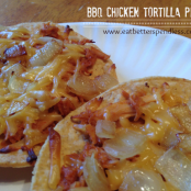 BBQ Chicken Tortilla Pizzas