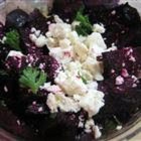 Roasted Beets with Feta