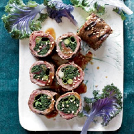 Kale-and-Scallion Negimaki