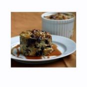 Banana Bread Pudding with Caramel Sauce