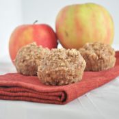 quickbread - Flourless Apple Almond Muffins