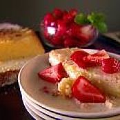Ricotta Orange Pound Cake with Strawberries