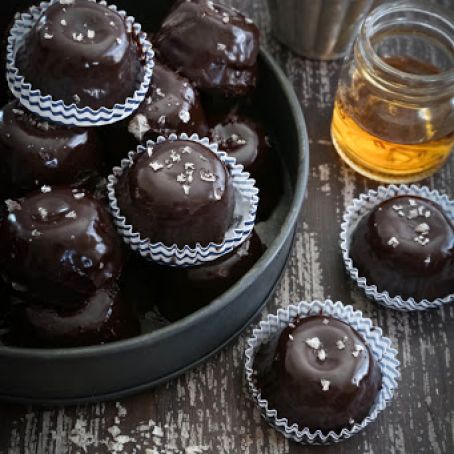 Chocolate-Rum Petits Fours