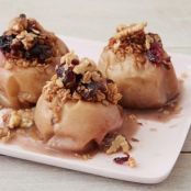 Slow-Cooker Cranberry-Walnut Stuffed Apples