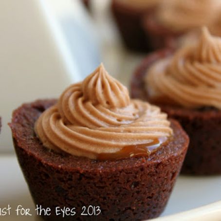 Milky Way Brownie Cups (or, the best brownies ever!)