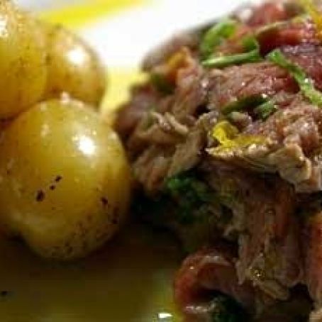 Basil Beef with Potatoes