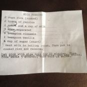 Grandma Fran's Rice Pudding