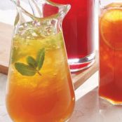 Green Jasmine-Mint Iced Tea with Lemon