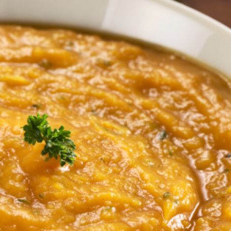 sweet potatoes - Stovetop Candied Sweet Potatoes with Crunchy Topping