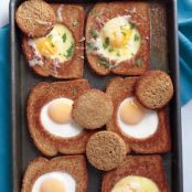 Baked Bull's-Eye Eggs