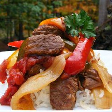 Crock-Pot Pepper Steak