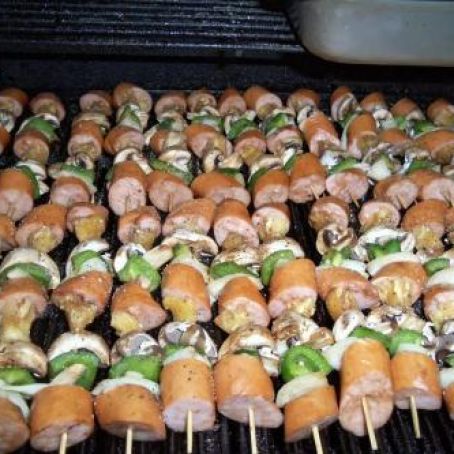 Kielbasa Kabobs for a Crowd