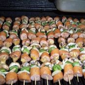 Kielbasa Kabobs for a Crowd