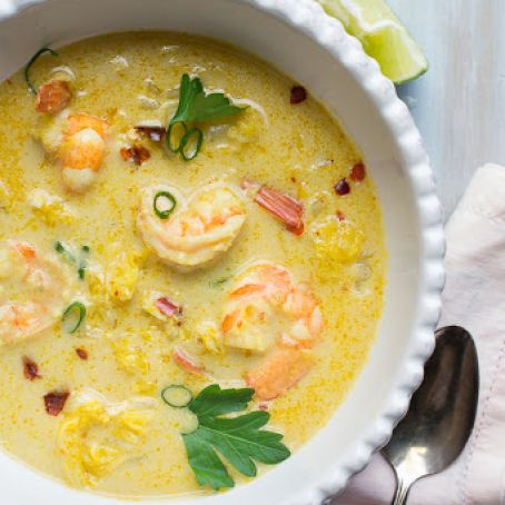 Thai Coconut Shrimp Soup