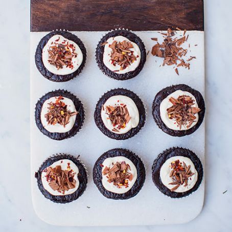 Gluten-Free Chocolate-Chile Cakes