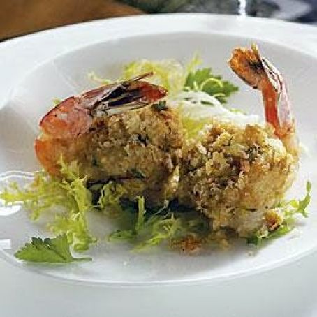 Crab & Scallion Stuffed Shrimp