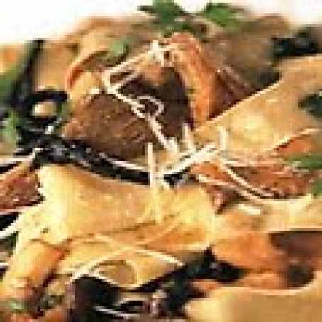 Mixed Wild Mushrooms with Pappardelle