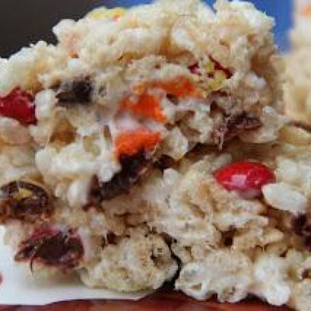 Candy Corn Rice Krispies Treats
