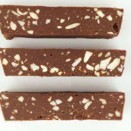 bar - easy chocolate nut butter bar