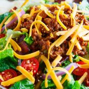 Bacon Cheeseburger Salad on Closet Cooking