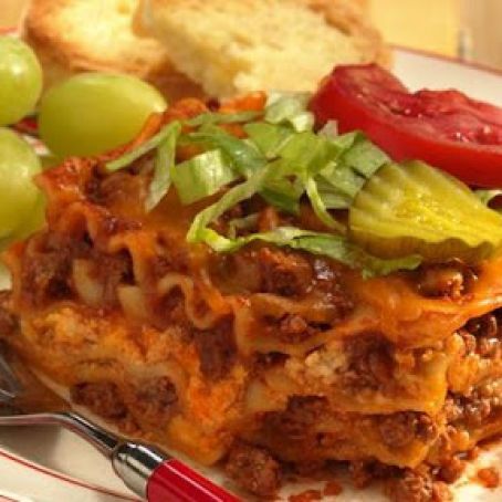 Make-Ahead Cheeseburger Lasagna