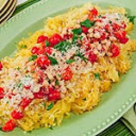 Spaghetti Squash with Roasted Tomatoes
