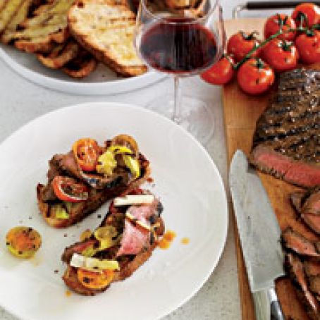Balsamic Marinated Flank Steak or Skirt Steak