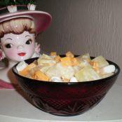Pineapple cheese salad