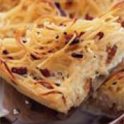 Spaghetti Carbonara Pie